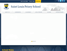 Tablet Screenshot of priory.org